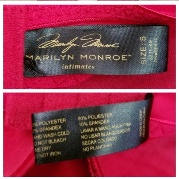 Marilyn Monroe S Red Sexy Halter Chemise Nightie - Picture 8 of 8